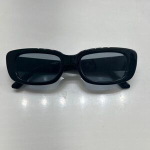 Black Rectangular Sunglasses